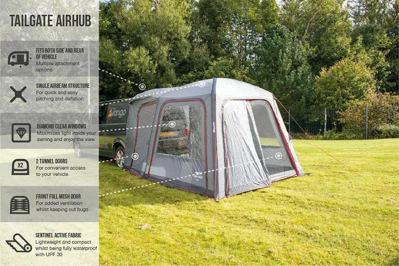 Vango Tailgate Airhub Low Awning (2022) Vango Airbeam Vango Tailgate Airhub Low Awning (2022) -Vango Store 2021 vango call out tailgate airhub 2