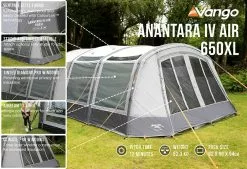 Vango Airbeam Vango Anantara IV 650xl Air Tent (2023) -Vango Store anantara iv air 650xl low res2