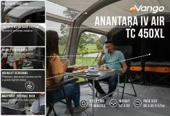 Vango Airbeam Vango Anantara IV TC 450XL Air Tent (2023) -Vango Store anantara iv air tc 450xl low res