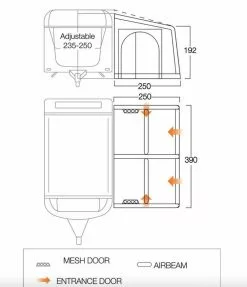 Vango Airbeam Vango Balletto Air 390 Elements Shield Caravan Awning (2023) 5 Vango Airbeam Vango Balletto Air 390 Elements Shield Caravan Awning (2023) -Vango Store balletto 390 floor