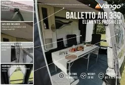 Vango Airbeam Vango Balletto Air 330 Elements ProShield Caravan Awning (2023) -Vango Store balletto air 330 eps lf2