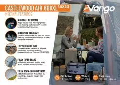 Vango Airbeam Vango Castlewood Air 800XL Tent Package (2023) -Vango Store castlewood air 800xl package2