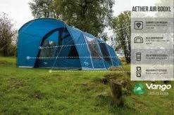 Vango Airbeam Vango Aether Air 600XL Tent (2022) -Vango Store earth collection airbeam infographics call outs8