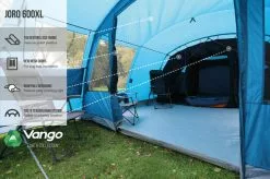 Vango Joro Poled 600XL Tent (2022) -Vango Store earth collection poled infographics call outs3