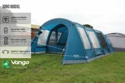 Vango Joro Poled 600XL Tent (2022) -Vango Store earth collection poled infographics call outs4