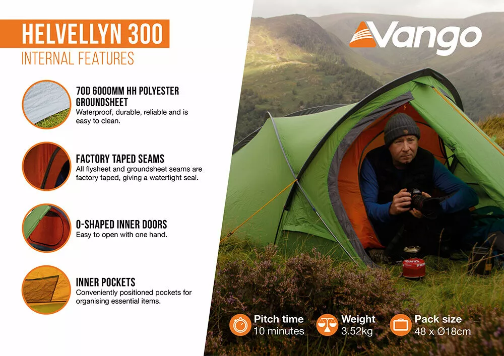 Vango Helvellyn 300 Tent (2022) Vango Helvellyn 300 Tent (2022) -Vango Store helvellyn 3002