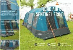 Vango Airbeam Vango Joro Air 600xl Dura Tent (2023) -Vango Store joro air 650xl sentinel eco dura low res2