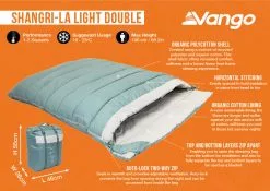 Vango Shangri-La Light Double Sleeping Bag (2023) 5 Vango Shangri-La Light Double Sleeping Bag (2023) -Vango Store shangri la light double infographic 1