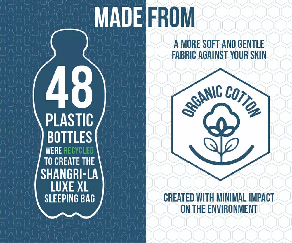 Vango Shangri-La Luxe XL Sleeping Bag (2023) Vango Shangri-La Luxe XL Sleeping Bag (2023) -Vango Store