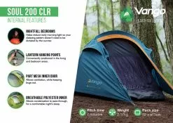 Vango Soul 200 CLR Tent 7 Vango Soul 200 CLR Tent -Vango Store soul 200 clr infographic lr2