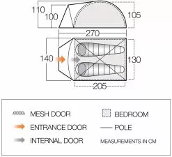 Vango Tay 200 Tent 3 Vango Tay 200 Tent -Vango Store tay 200 1