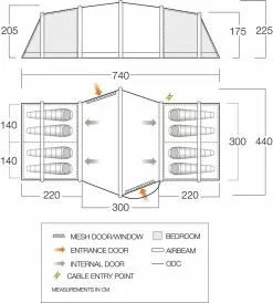 Vango Airbeam Vango Vesta Air 850xl Tent (2023) Bundle -Vango Store vango 2022 tents floorplan vesta air 850xl